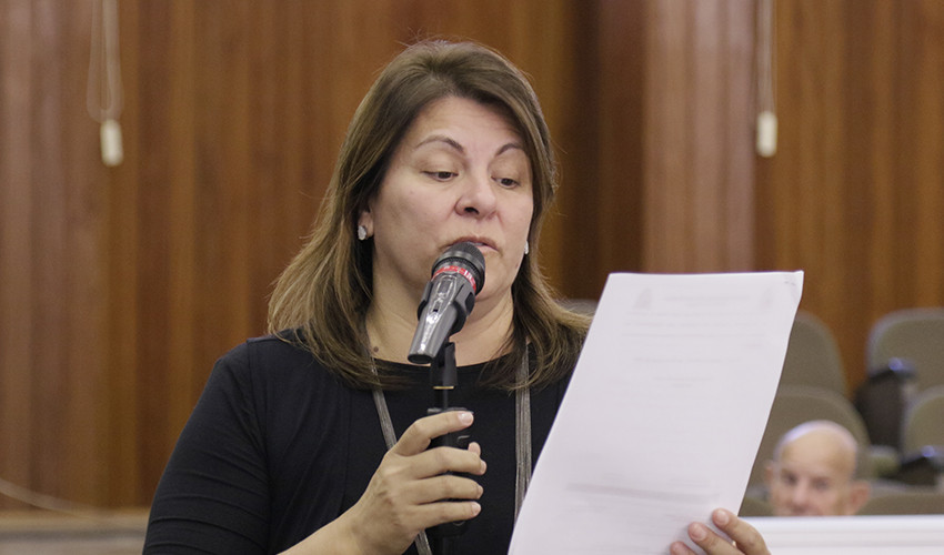 Denise solicita melhorias do trânsito na Vila Santana