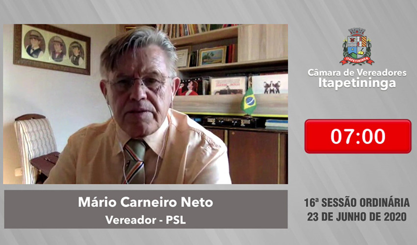 Mário Carneiro solicita instalação, com extrema urgência, de redutor de velocidade defronte o Lar São Vicente de Paulo