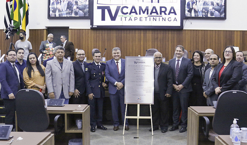 Inaugurada em sessão solene a TV Câmara de Itapetininga-Canal Digital 40.3-TV Aberta